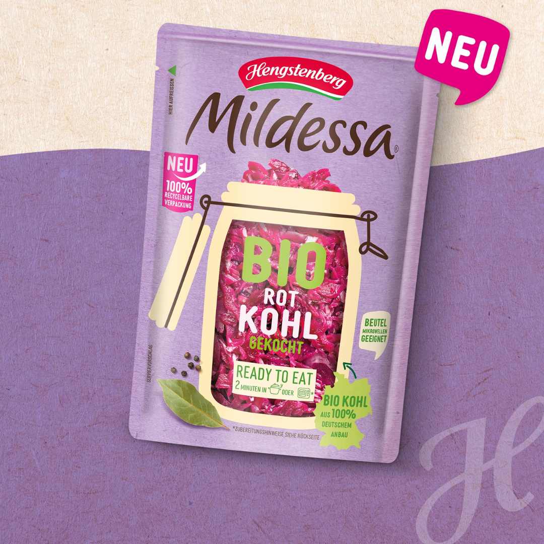 Mildessa BIO Rotkohl gekocht