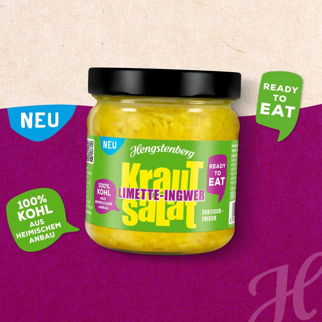 Krautsalat mit Limette-Ingwer